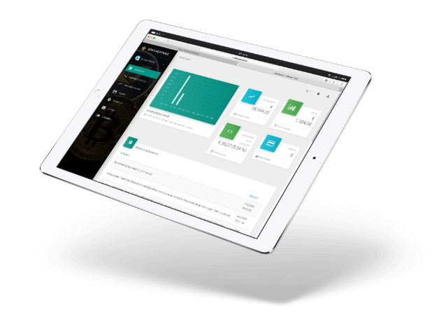 BitBrokerTrade op een tablet